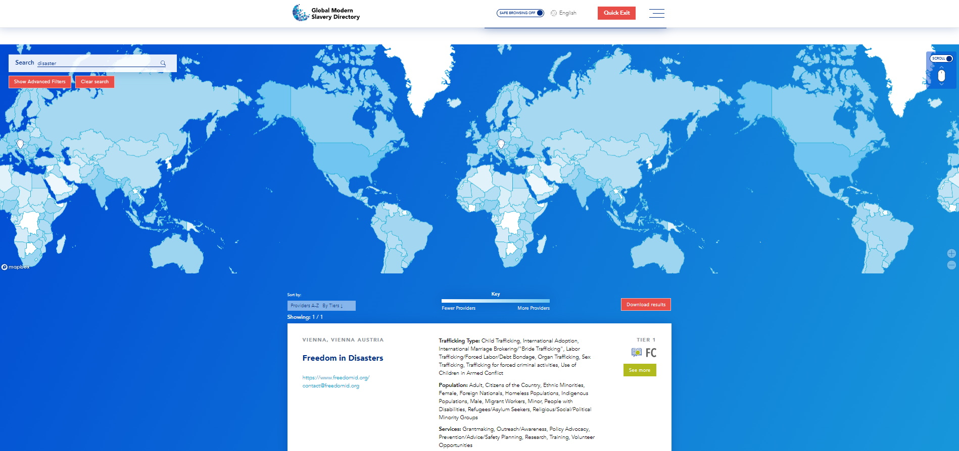Global Modern Slavery Directory Image